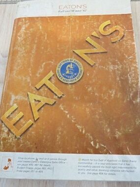 Vintage 1967 EATON'S CATALOGUE FALL & WINTER
